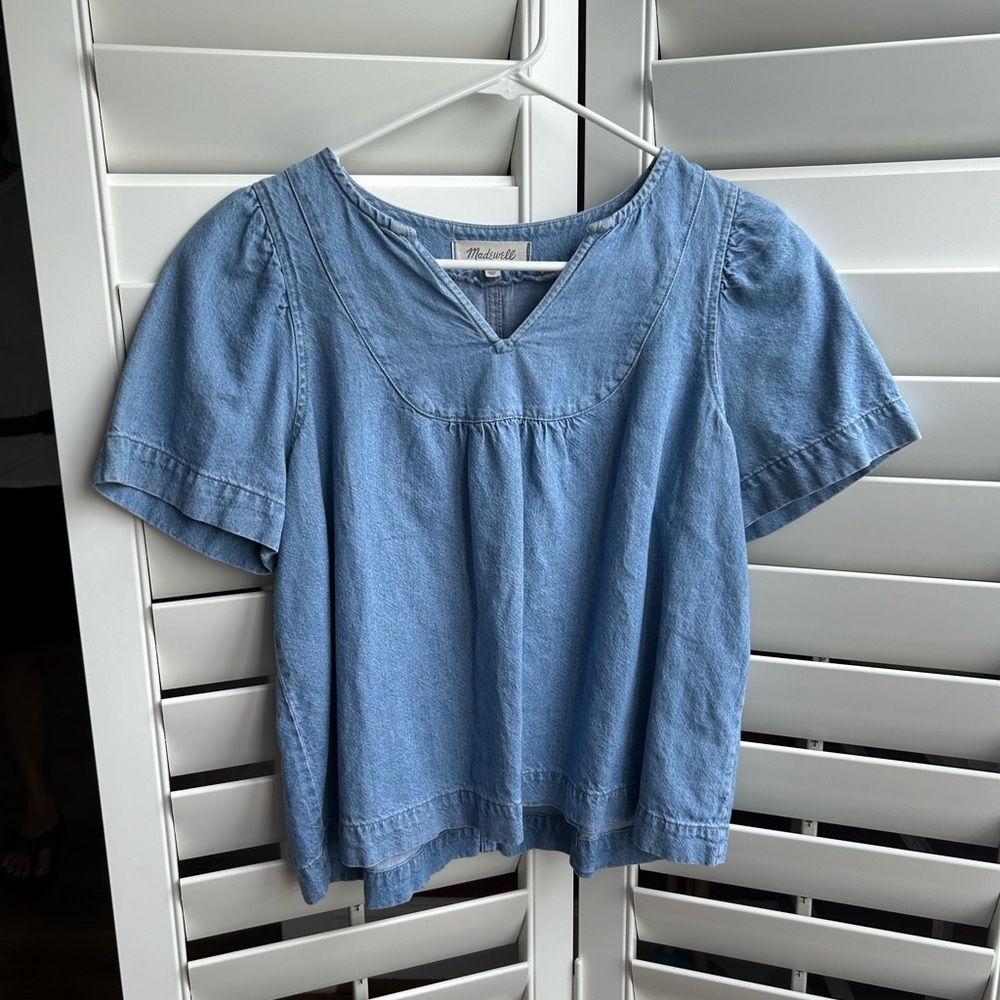 Madewell Chambray Blouse